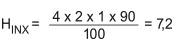 Formel, Homogenit?tsindex